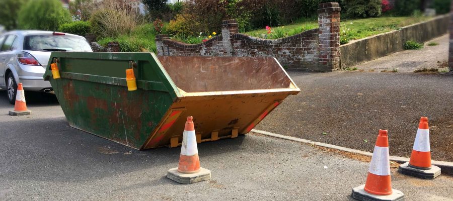 What is the difference between commercial and domestic skip hire?